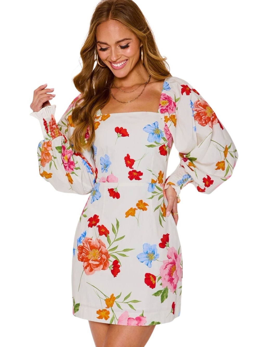 VICI Meadow Sun Floral Print Mini Dress Size XS
